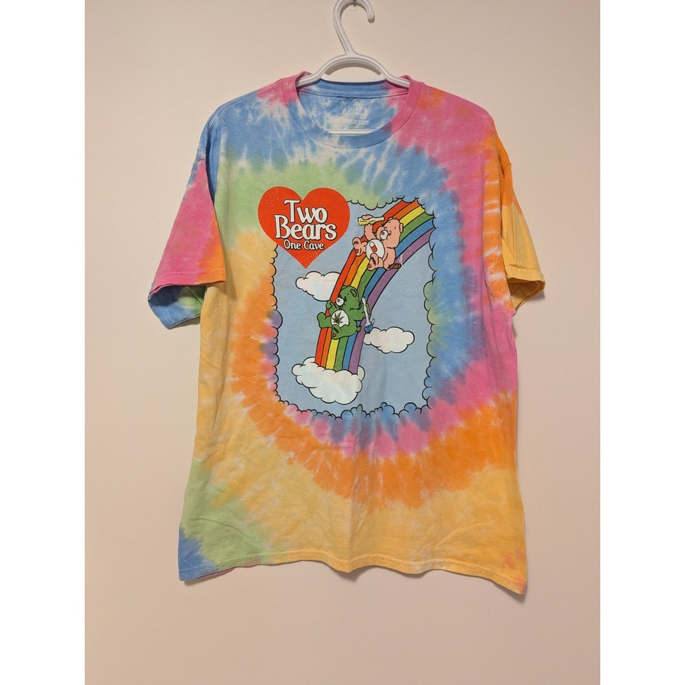 Two Bears One Cave YMH T-Shirt Bert Kreischer Tom Segura Tie-Dye Men's Size XL